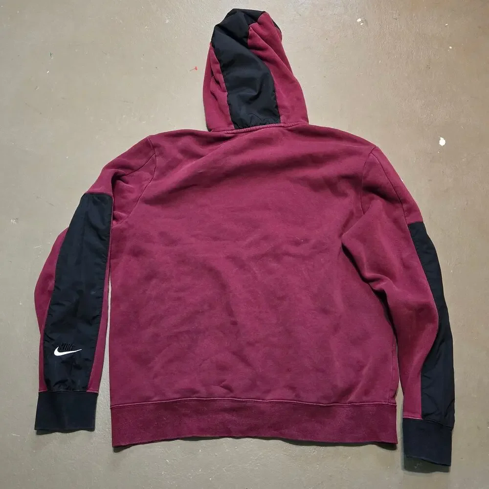 Nike Sportswear Nike Air Logo Fleece‎ Long Sleeve Hoodie Men's Size Large